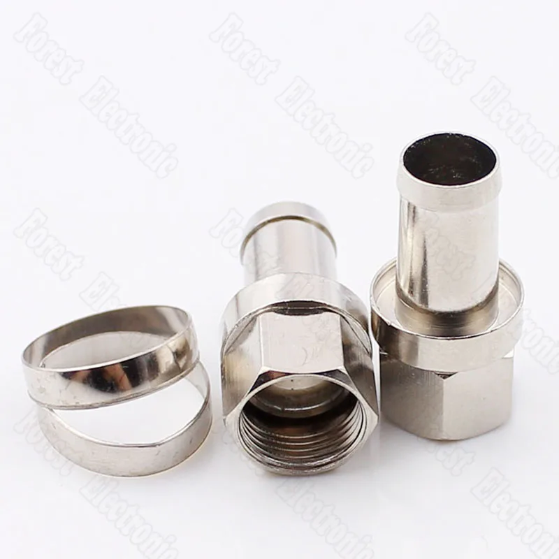 

Metric F Head Connector Cable TV Amplification Branch Distributor In-line With A Circle Lengthened To Increase