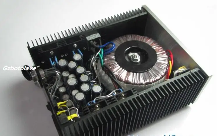 Teradak 380 واط الموسيقى الكمبيوتر pc مخصصة إمدادات الطاقة الصرفة النحاس خاتم محول الطاقة الكبيرة
