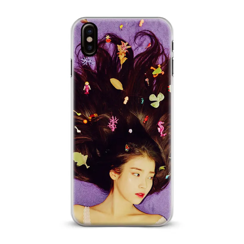 Чехол для телефона IU Lee Ji-eun Kpop Girl, чехол для Apple iPhone 5S SE 6 6s 7 8 Plus X XR XS MAX - Цвет: IULEEJIEUN  1