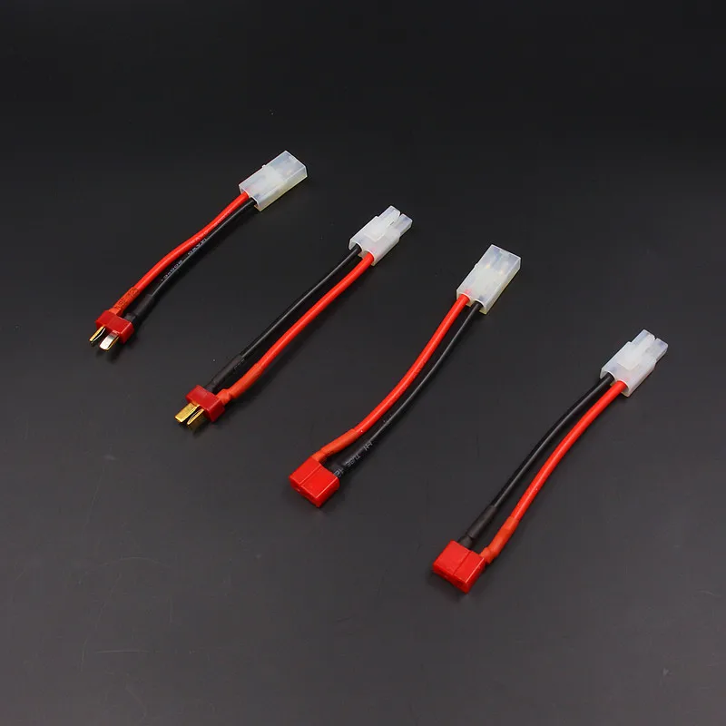 T коннектор Deans образный переходник в большой Tamiya папа мама 14AWG 10 см мягкий
