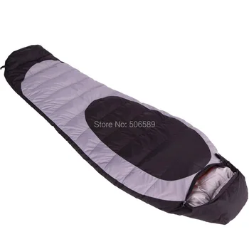 

free shipping winter sleeping bag single sleeping bag 215x78x55
