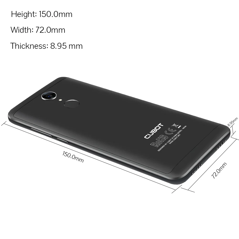 Cubot смартфон Nova две sim карты 4G LTE MT6739 четыре ядра 3 Гб + 16 ГБ мобильный телефон 5
