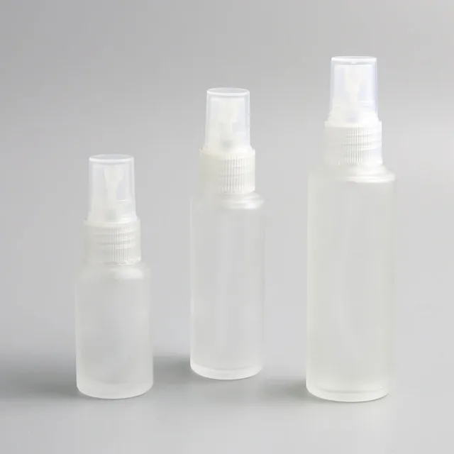 Mollpety Vaporisateur transparent en verre d/époli 15 ml