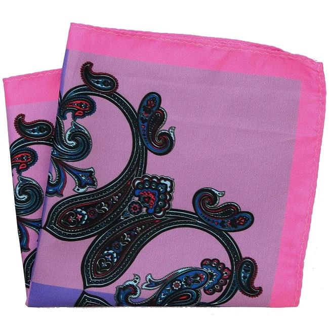 DPH029 Pocket Square Портной Смит 30x30 см Карманный квадратный Пейсли Карманный квадратный модный мужской платок цветочный полосатый платок Карманный мужской - Цвет: DPH029 Pocket Square