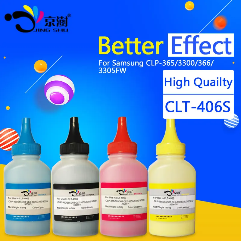 

Compatible CLT-406S CLT 406S K406S C406S Y406S M406S Toner Powder For Samsung CLP-360/365/368 CLX-3300/3302/3305/3306FN printer