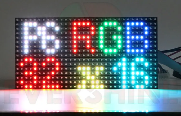 Добро пожаловать на заказ образец 6 мм P6 SMD RGB полноцветный светодиодный модуль дисплея панели 32x16 пикселей 192x96 мм показать видео, картинку, текст