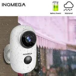 INQMEGA 100% провод-Бесплатная Перезаряжаемые Батарея IP Wi-Fi Камера 1080 P открытый непогоды IP65 видеонаблюдения Камера PIR/Аудио/сигнал тревоги