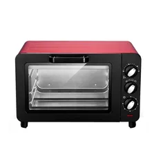 15L small household Multifunction electric oven cake baking machine mini Pizza oven temperature control function knob oven