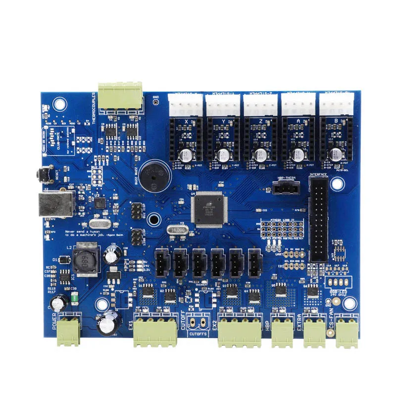 

Makerbot Mighty Board with IC Atmega1280/Atmega 2560 Replicator dual print heads for Makerbot 3D Printer DIY motherboard parts