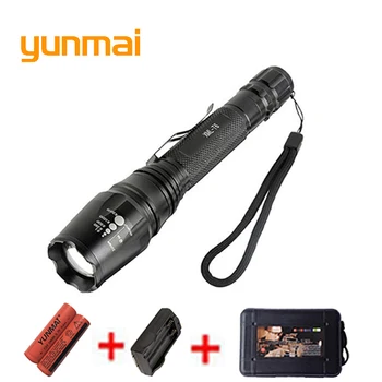 

Powerful 5000 lumen XML-T6 Led Flashlight Tactical Portable Lights lantern Waterproof 18650 Rechargeable Battery Hunting light