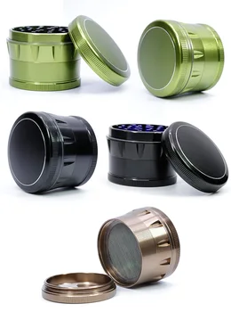 

10pcs/lot 5 color select herb grinder 4 layer tobacco 2017 crusher for men pipe tool grinder amoladora smoke cigareet tool