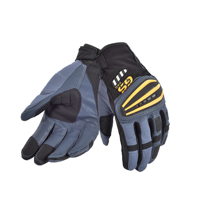 

Motorrad Rally GS Gloves Black Yellow for BMW GS Motorcycle Off-Road Cycling Team Racing Gloves