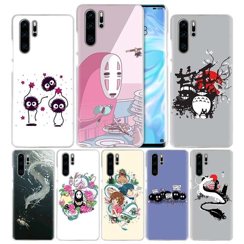 

Studio Ghibli Spirited Totoro Case for Huawei P20 P30 P Smart 2019 Nova 4 3i P10 P9 P8 Mate 10 20 lite Pro Mini Hard Phone Cover