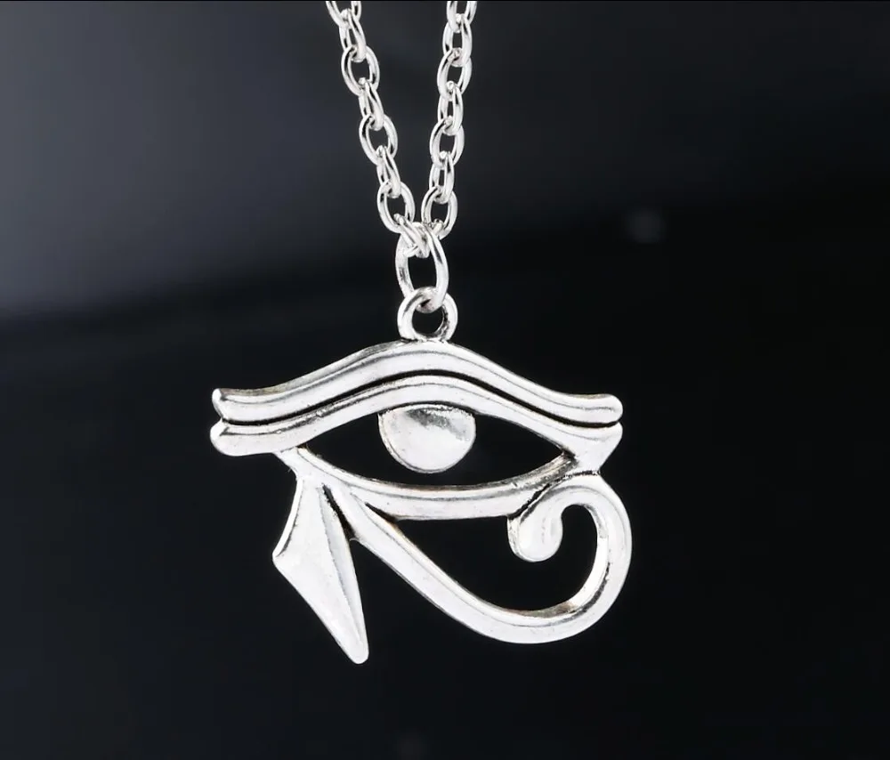Eye of Horus Egyptian Sun God Symbol Pendant necklace Rune eye