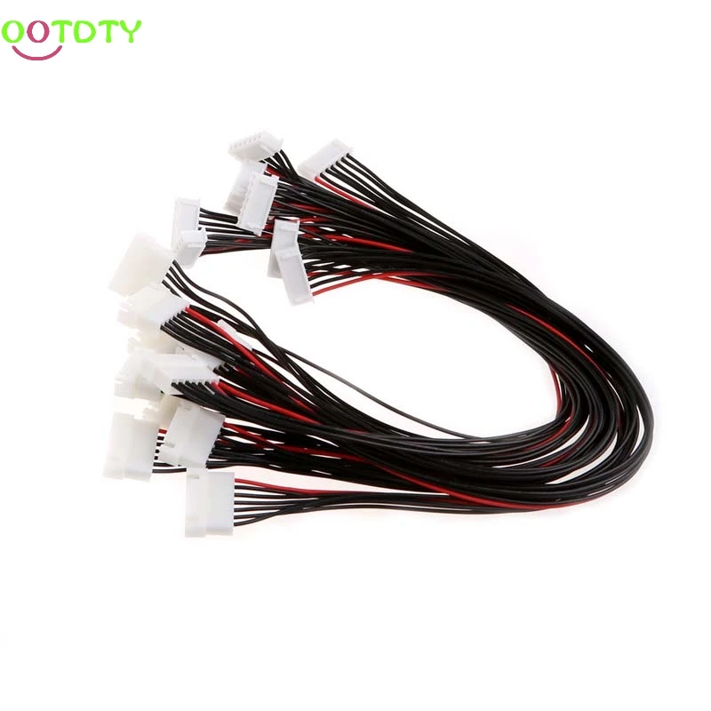 10Pcs JST XH Plug 6S Lipo Balance Wire Extension Lead 30cm For RC Car Boat Plane