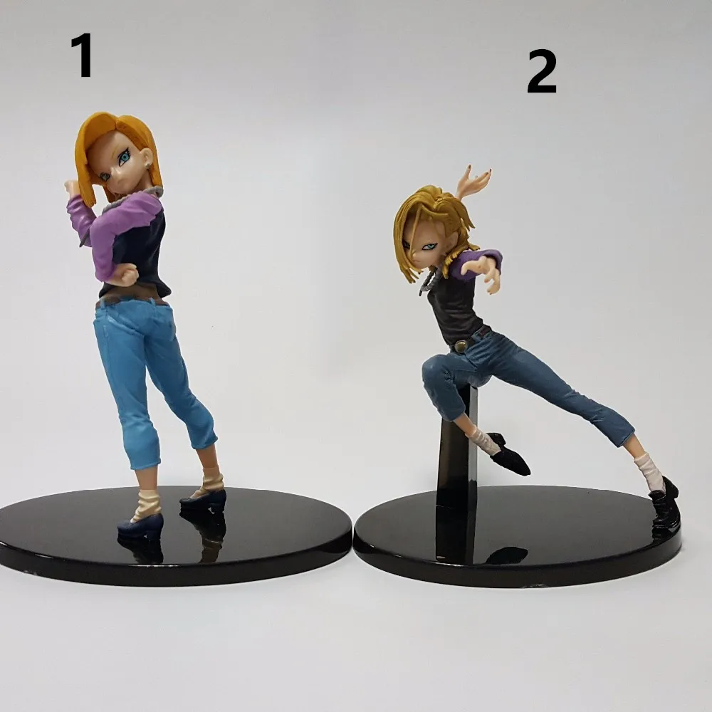 Anime Dragon Ball Z Android 18 Lazuli Battle Version SCultures PVC Figure Figurine Resin ...