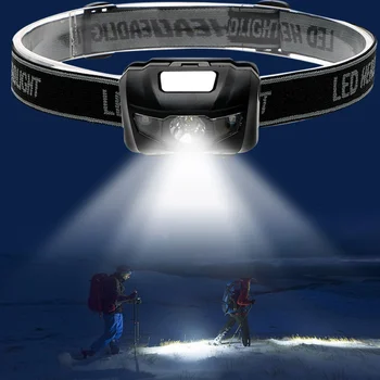 

Motion Sensor Head Torch Lamp Strong Light Fishing Headlight Sporting Goods Camping 4modes Bicycle Bike Hiking High Power