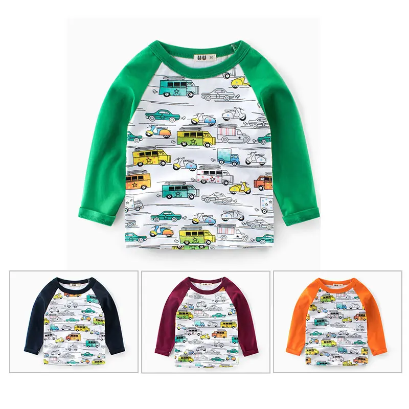 Kids Cotton T Shirt Spring Autumn Long Sleeve Clothing Cartoon 2019 Brand New T-Shirts Boy Girls Casual Children Clothes Tees