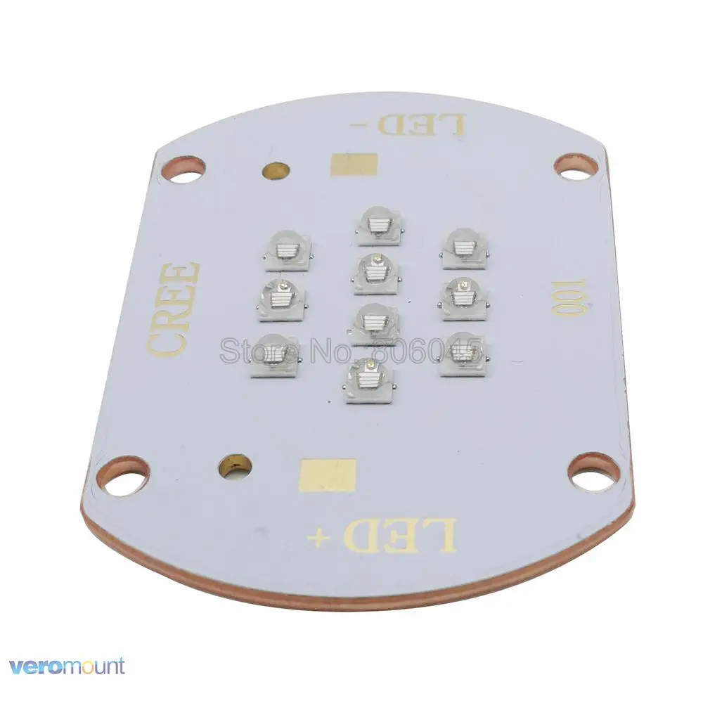 Everlight 30 Вт 10 LED высокая мощность УФ фиолетовый светодиодный излучатель свет лампы