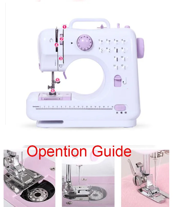 Мини 12 стежков Швейные машины бытовые многофункциональные двойная нить и скорость бесплатно-рука крафтинг машина для починки
