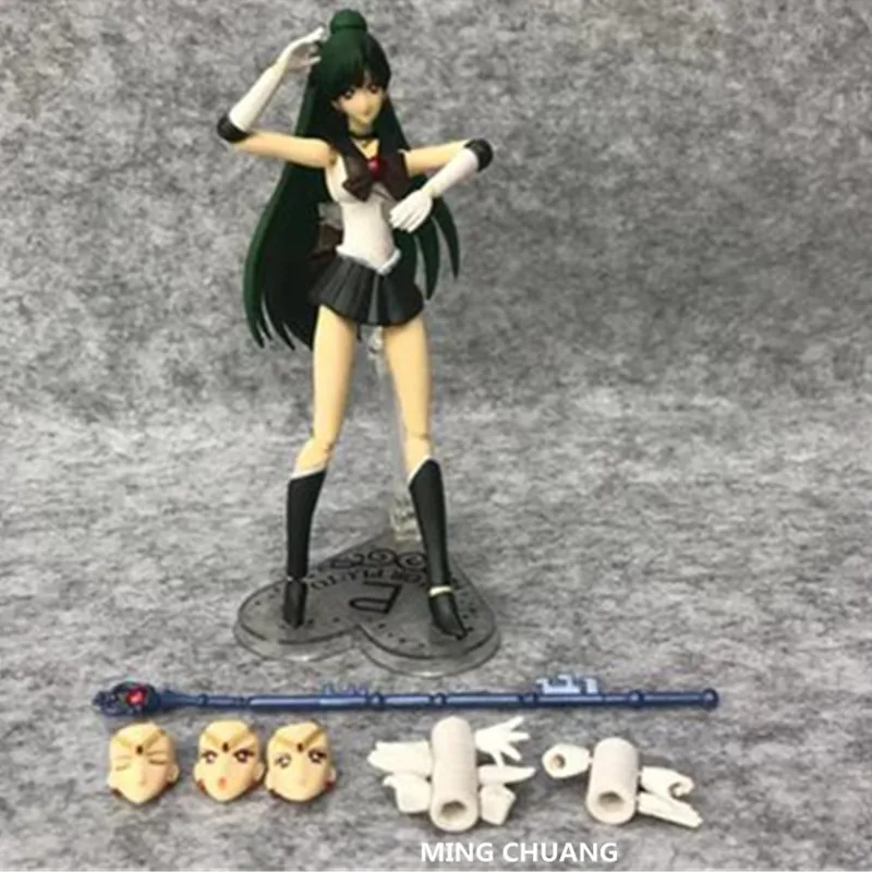 

6" Sailor Moon Meiou Setsuna PVC Action Figure Collectible Model Toy BOX 16CM Z279