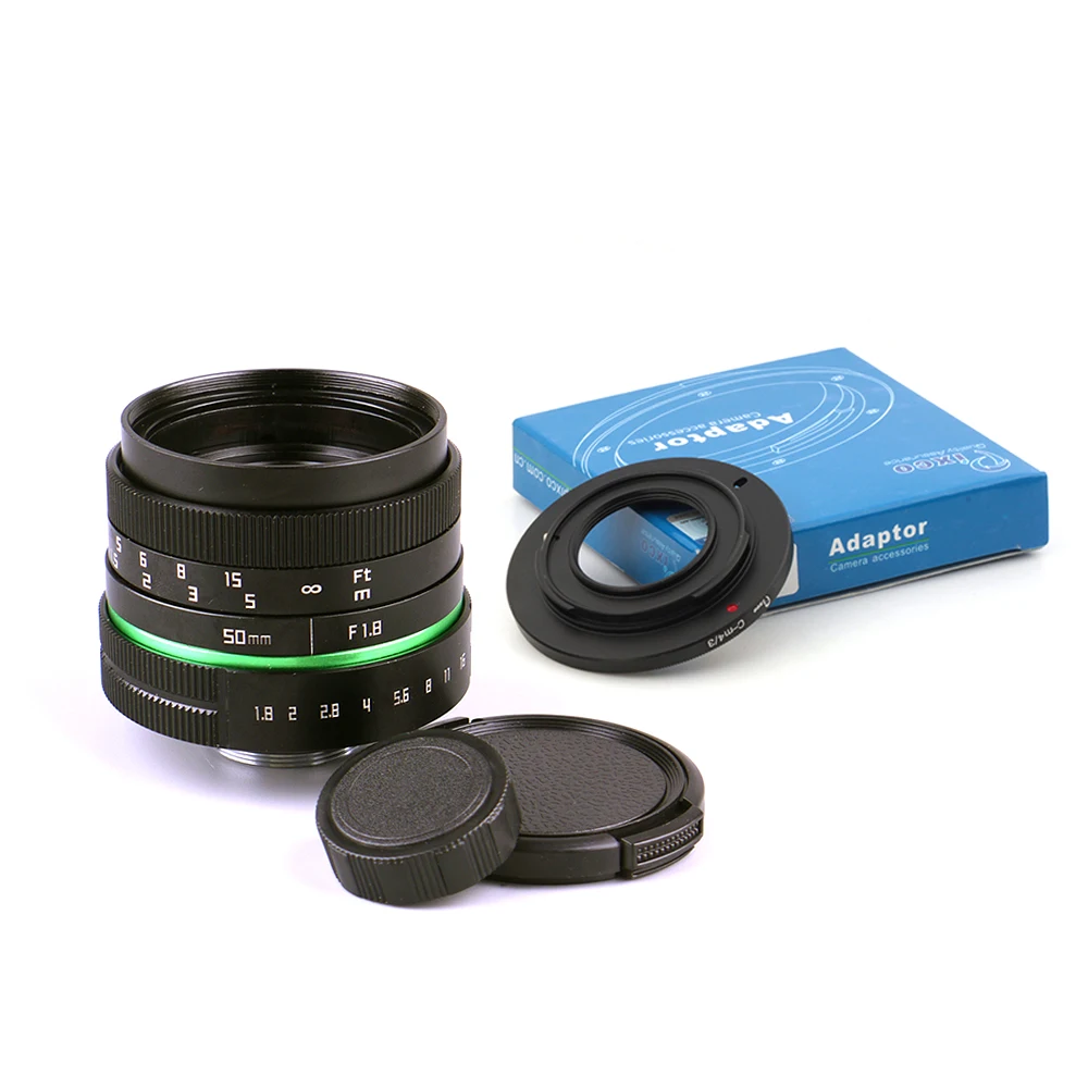 ADPLO подходит для Canon M Micro 4/3 FX P.entax Q N1 Nex 50 мм f/1 8 объектив + бленда макро кольцо