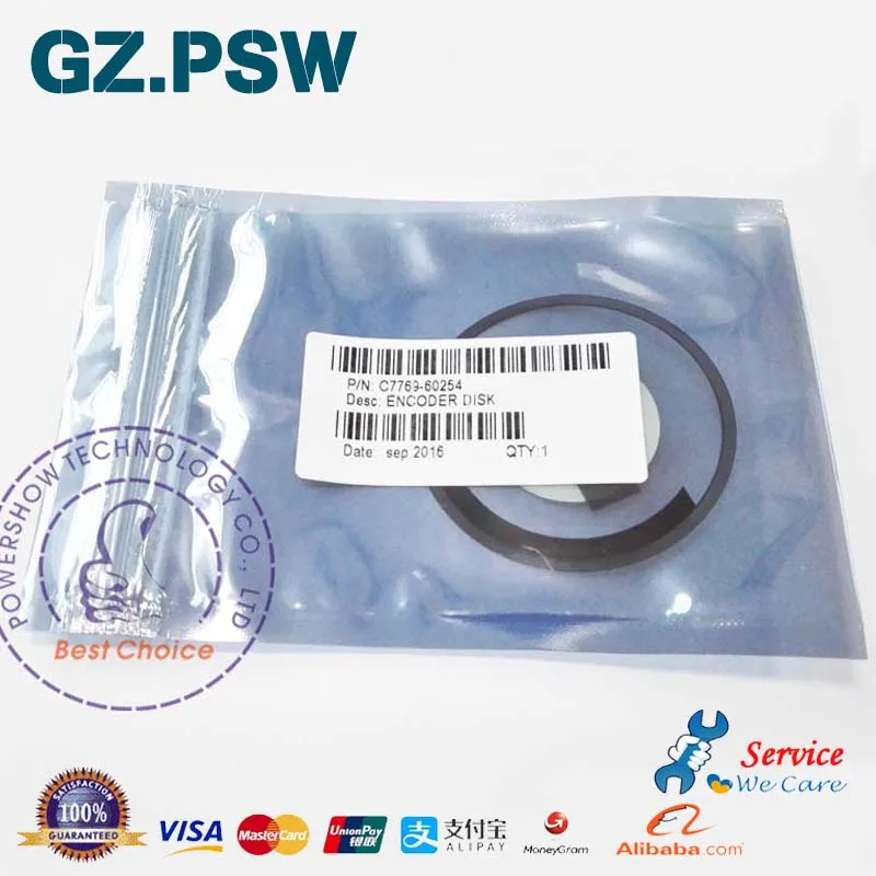 

Import New Encoder Disk Assembly C7769-60254 C7769-60065 For HP500 HP510 HP800 HP 500 800 510 plotter parts