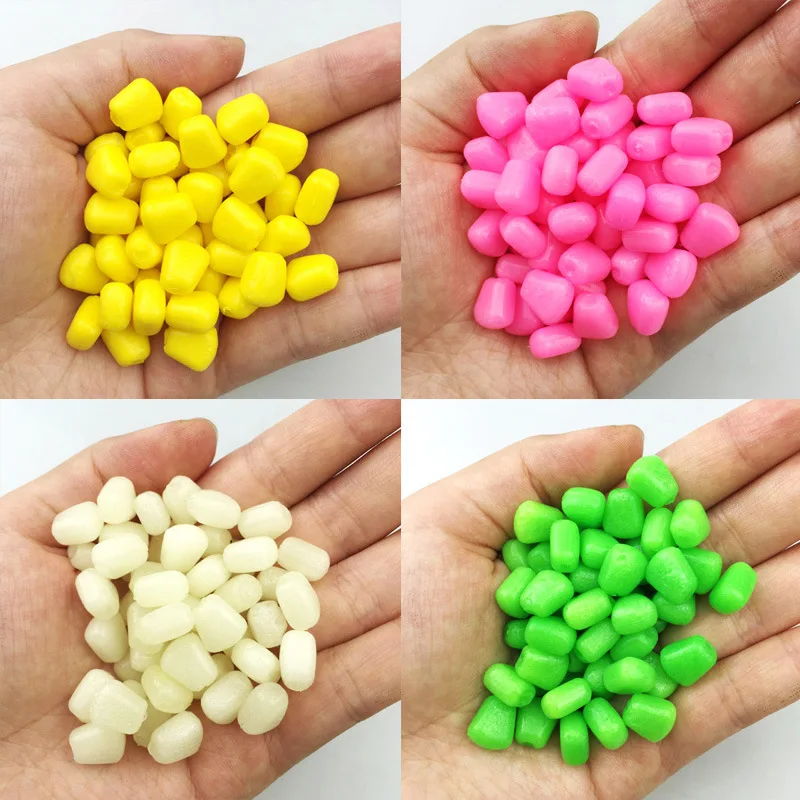 

30 Pcs/Lot Full floating Upgraded version colorful Corn Lure Baits Fake Soft Lures Carp Corn smell Artificial bait Corn grain