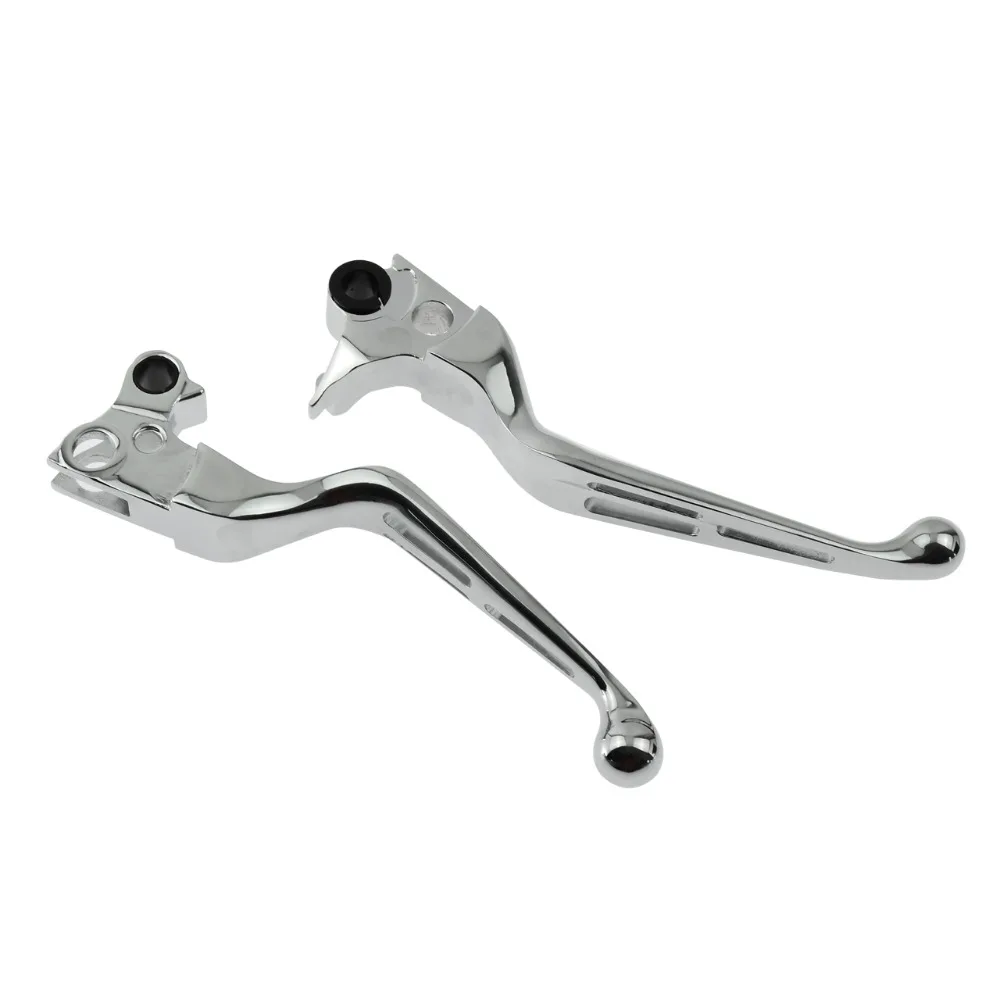 МОТОЦИКЛ хром/Черный сцепные рычаги для Harley 1996-2003 XL 1996-2007 Dyna и Touring 1996-2007 и 2011- Softail
