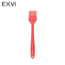 EXVI 1pc Kitchen Silicon Baking Brush Liquid Oil Pen Cake Butter Bread Pastry Brush Baking Tool Outdoor BBQ Safety Basting Brush