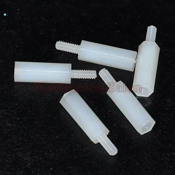

(200 pcs/lot ) 12mm M2 Nylon Hex Male-Female Standoff, Spacer.