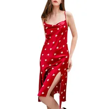 Женские сексуальные пижама с принтом нижнее белье Соблазнительная завязка нижнее белье Ночная рубашка комплект одежды для сна летние шифоновое платье комплект 40al30