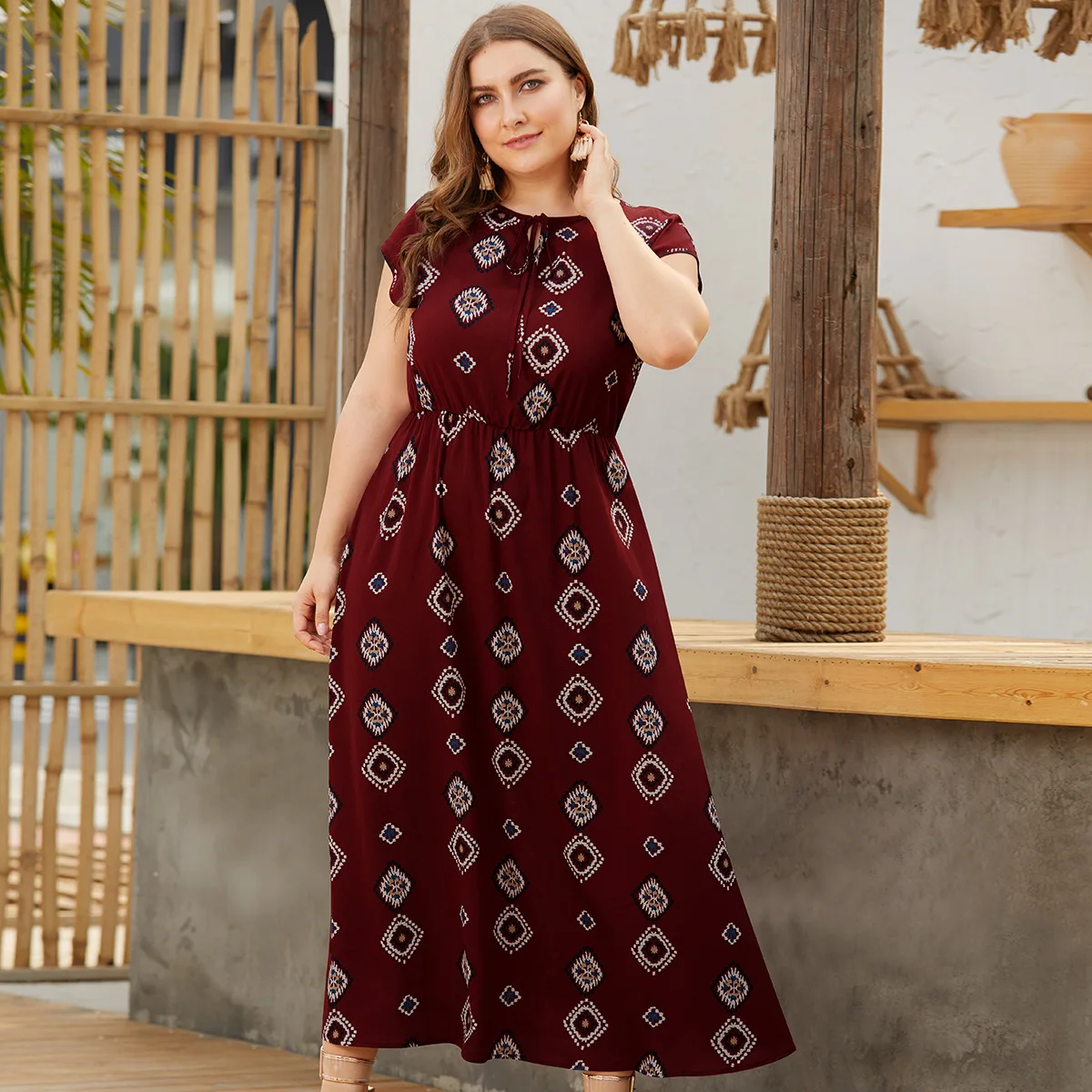 

A-Line 4xl chiffon long maxi dress big size elegant beach bobo dress casual floral summer dress large size women vestidos 2019