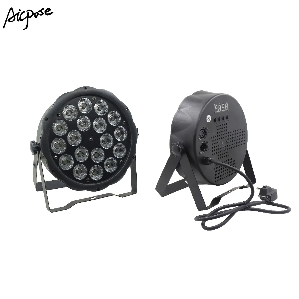 18x10 W большие линзы RGBW 4in1 Led Par света 18*10 w с DMX512 Управление огни дискотеки этап DJ свадебные Освещение на сцену