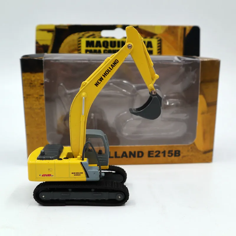 Maquinaria Para Construccion 1/87 New Holland E215B Excavator Engineering vehicles Diecast Models Edition Collection