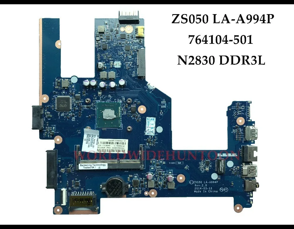 Высококачественная материнская плата 764104-001 для ноутбука HP Pavilion 15-R 250 G3 764104-501 ZS050