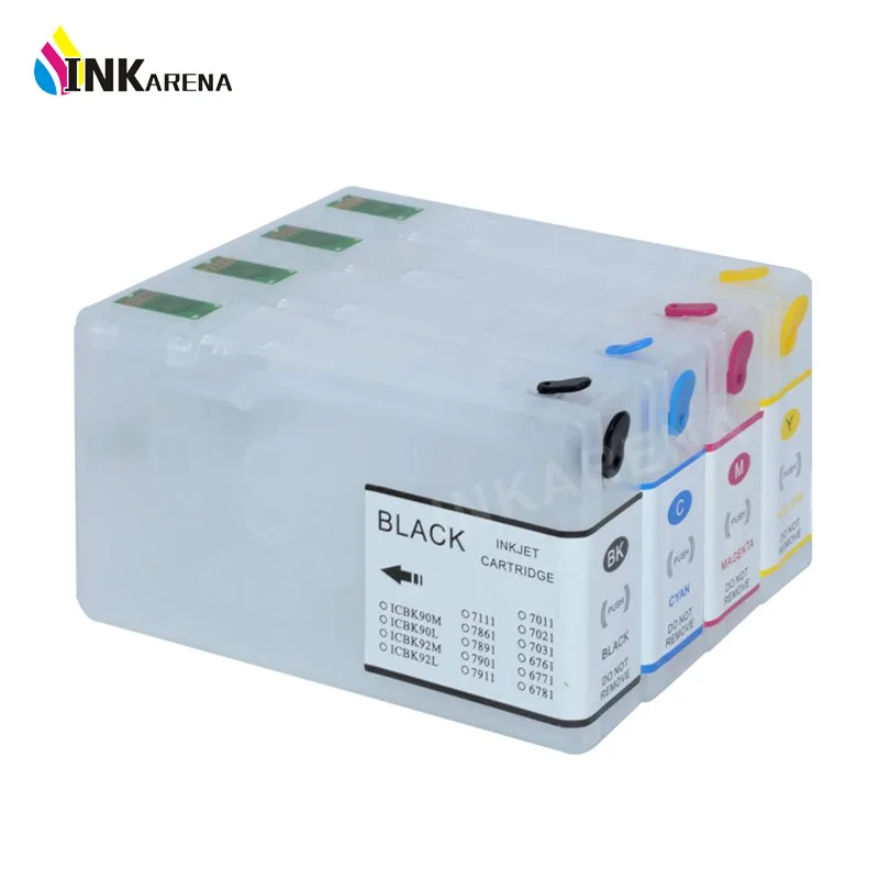 

Empty T7011 T7021 Refillable Cartridge for Epson WorkForce Pro WP-4000 WP-4500 WP-4015 WP-4025 WP-4515 WP 4525 4535 4545 Printer