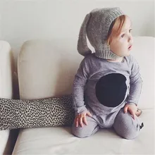 Новинка, 1 шт., милая вязаная шапка с кроличьими ушками для новорожденных, теплая зимняя шапка, шапка, de30de13