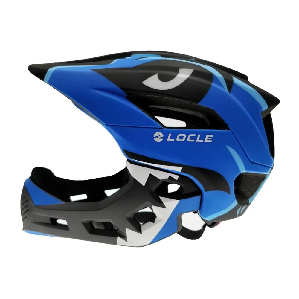

LOCLE Mouth Guard Children Ski Helmet Full Face Skating Skateboard Snowboard Snow Kids Roller Skating Helmets
