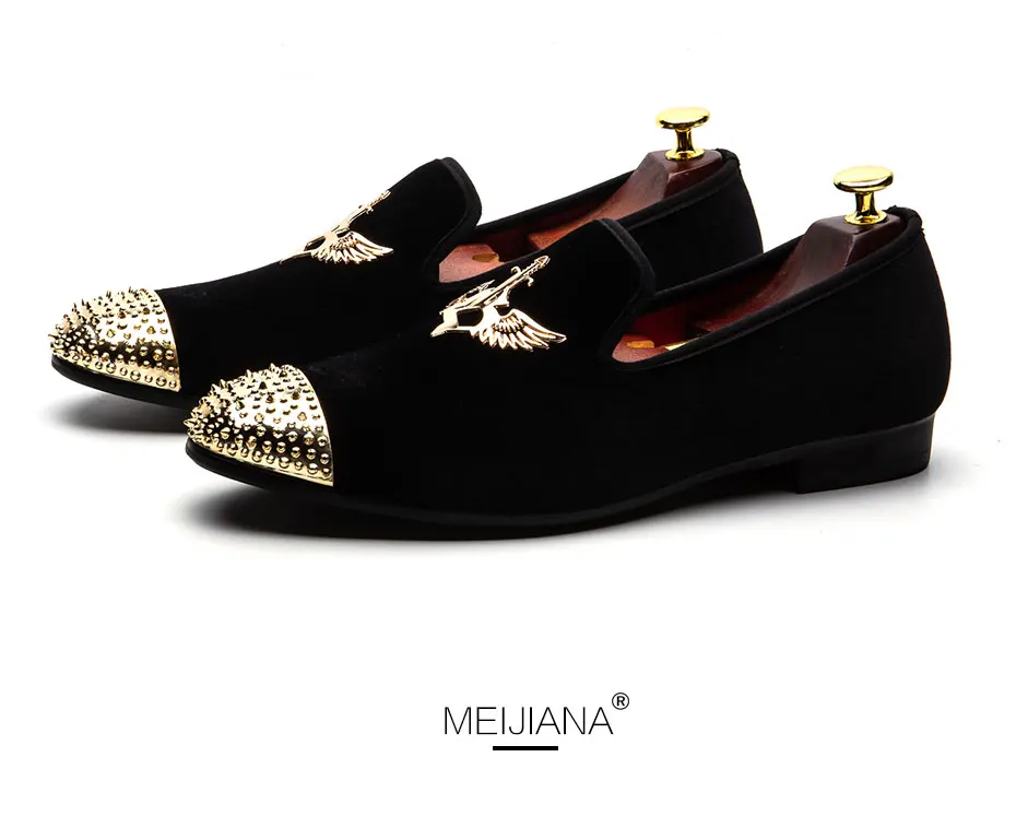 MEIJIANA/Модная брендовая мужская обувь; повседневная кожаная обувь ручной работы; мужские лоферы; лоферы с металлической пряжкой