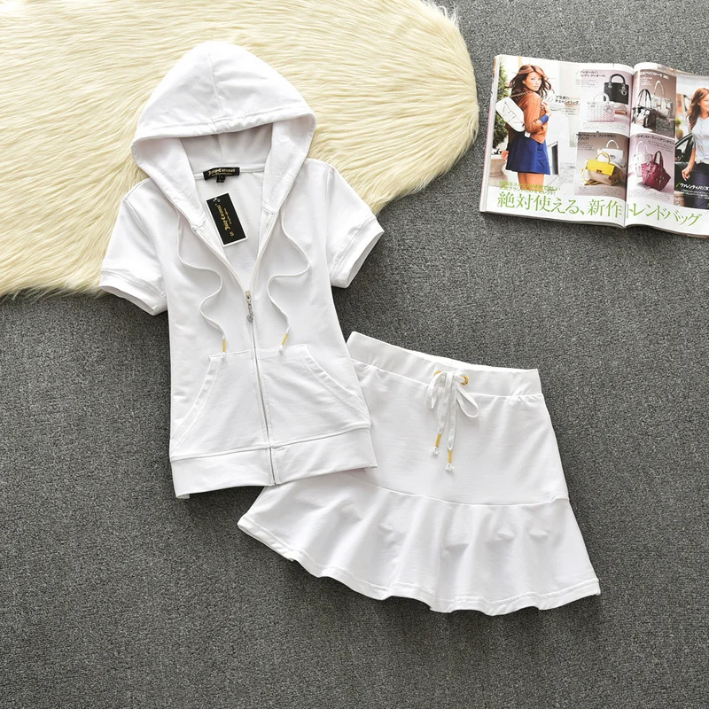 

Short-sleeved Short Skirt Suit Female Summer Fashion 2023 New Net Color Slim Suit Pants Skirt Leisure Sets of Two Sets