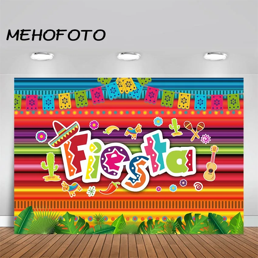 MEHOFOTO Мексика Fiesta фон тематический нарядный для фотосъемки Luau товары мероприятий