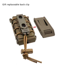 Rifle Pocket 9mm Cartridge Holder Outdoor Molle Tactical Single Rifle Mag Pouch Bag Magazine Pouch Walkie Talkie Bags HX02