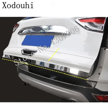 

For Ford Kuga 2013 2014 2015 2016 car bumper cover Rear tail door bottom tailgate Trunk Lid Tail Gate trim 1pcs