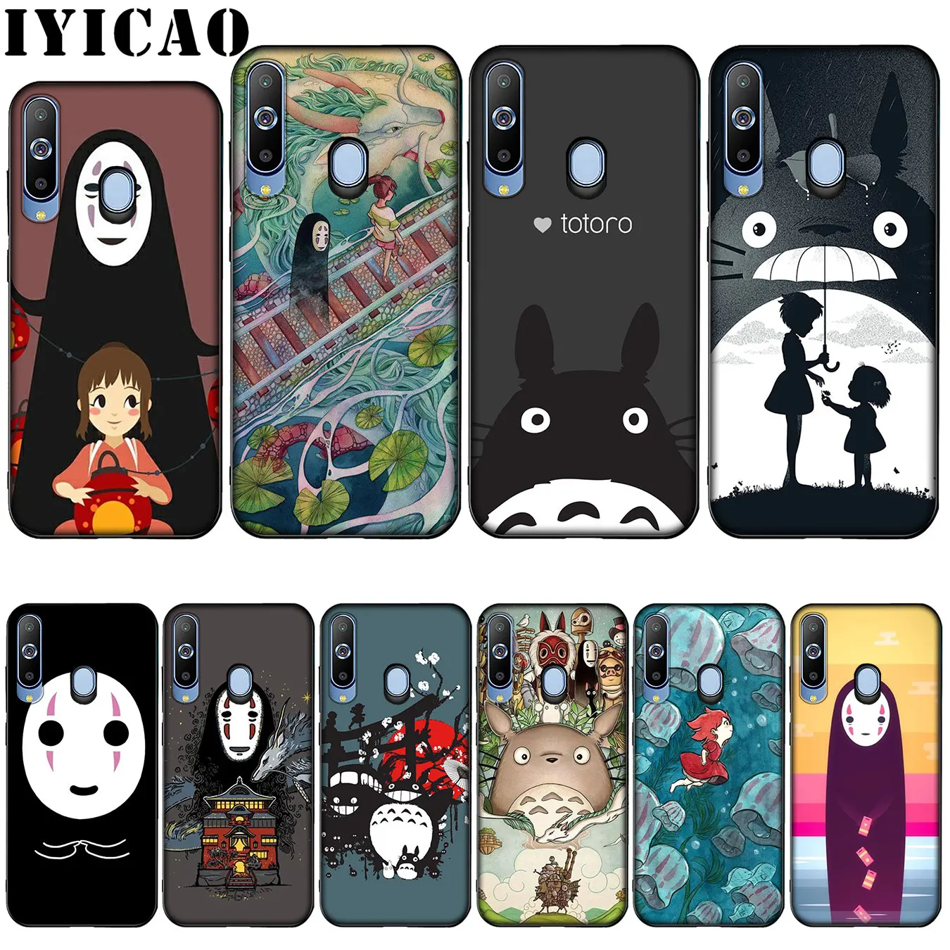 IYICAO МИЛЫЙ Тоторо Chihiro Ghibli Miyazaki аниме силиконовый мягкий чехол для Samsung Galaxy A10 A30 A40