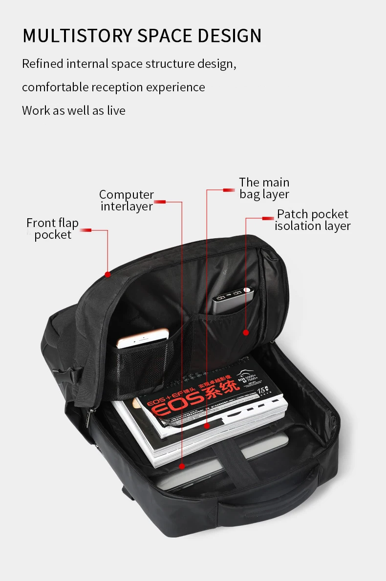 Рюкзак для ноутбука 15 15,6 дюймов водонепроницаемый ноутбук рюкзак для Macbook air mac pro компьютер Мода простота Путешествия сумка