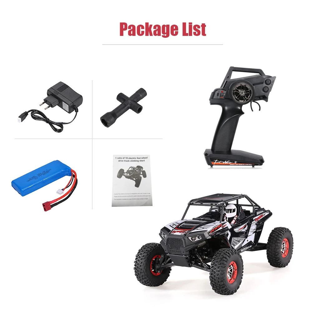 Cool Remote Control Climbing Car SUV 10428-B2 110 2.4G 4WD Electronic Rock Crawler Off-Road Buggy Desert Baja RC Cars RTR (1)