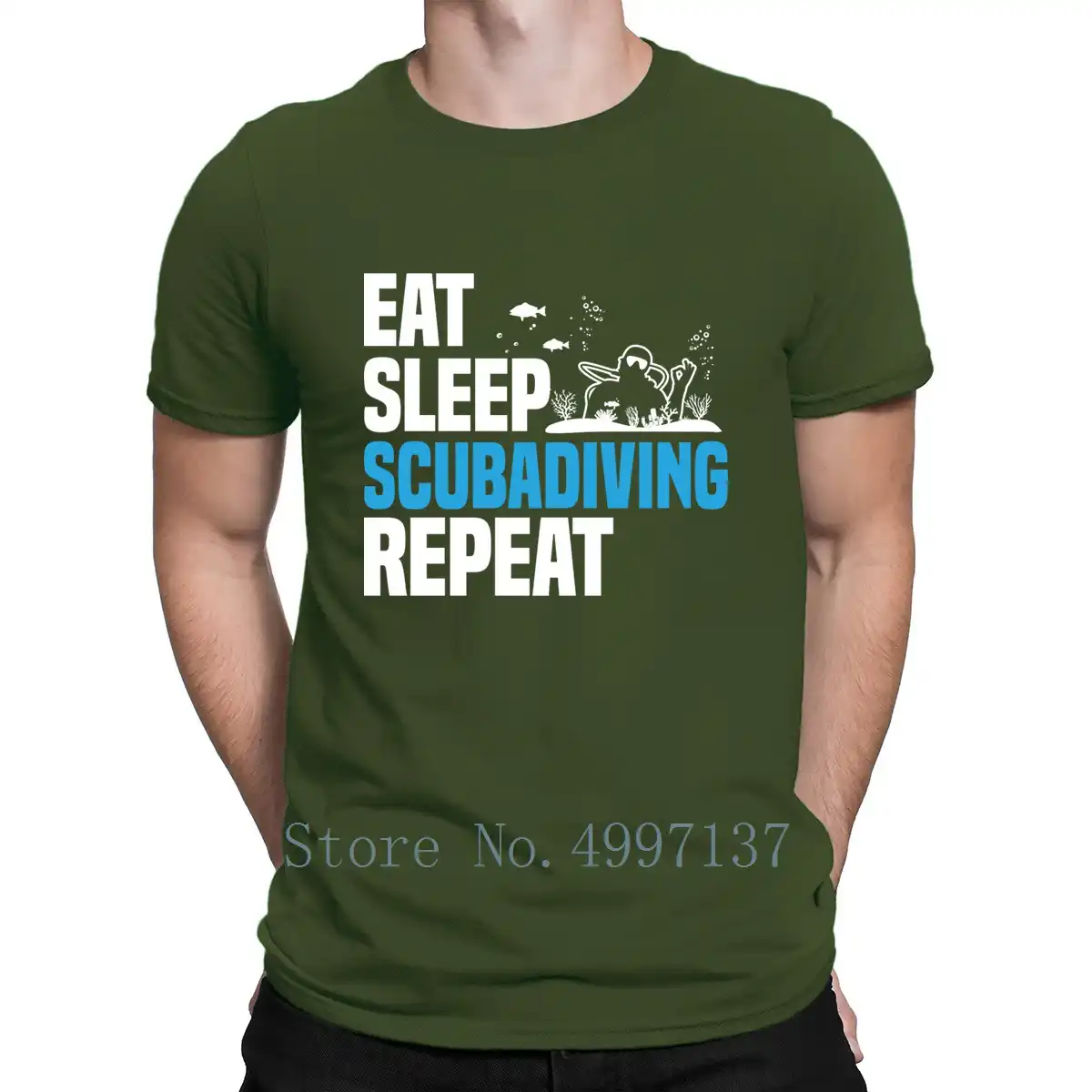 Drole Plongee Sous Marine Instructeur De Plongee Citation T Shirt Confortable Style D Ete Standard O Cou Lache Coton Personnalise Streetwear Chemise Aliexpress