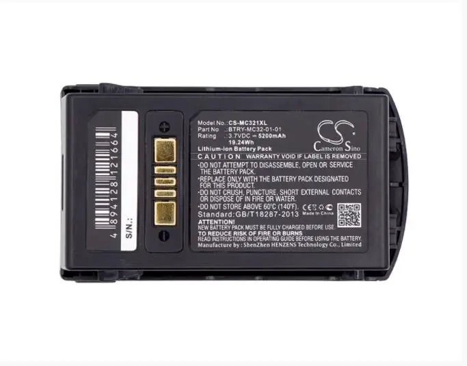 Cameron sino 5200 мАч аккумулятор для Motorola MC3200 MC32N0 BTRY-MC32-01-01 штрих-код аккумулятор сканера