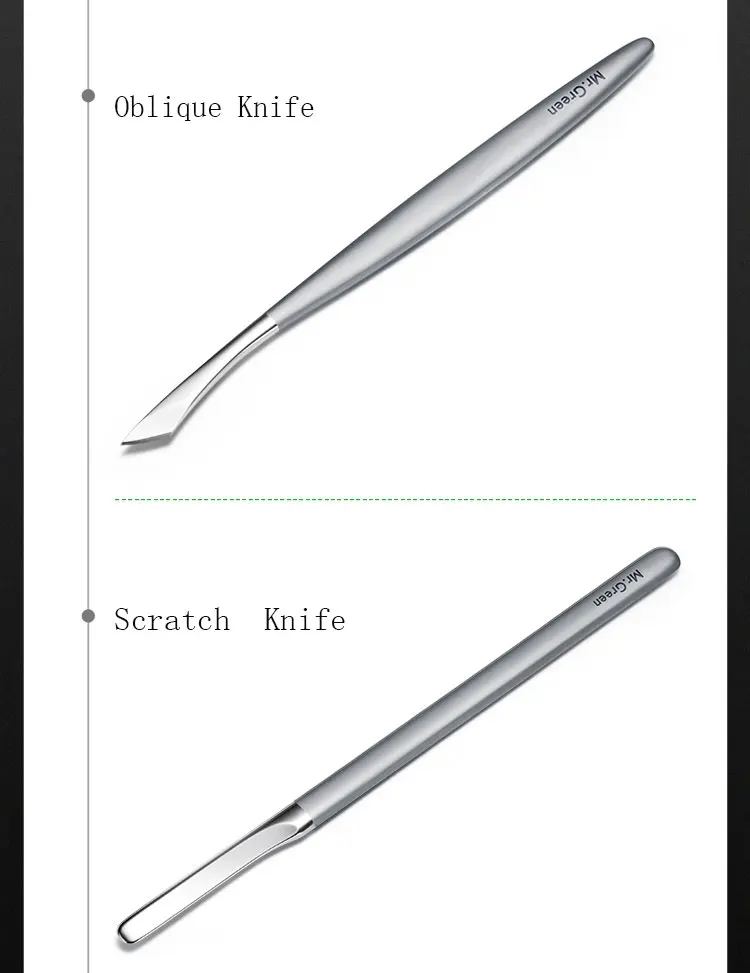 MR. GREEN педикюрный набор машинка для стрижки ногтей подарочный набор из нержавеющей стали профессиональные кусачки для маникюра с кожей набор для маникюра с чехлом набор для ногтей